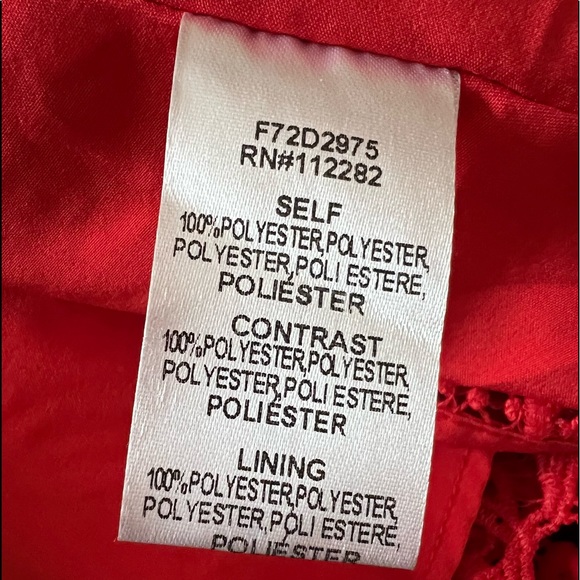 ADELYN RAE RED Lace Dress - Picture 8 of 8